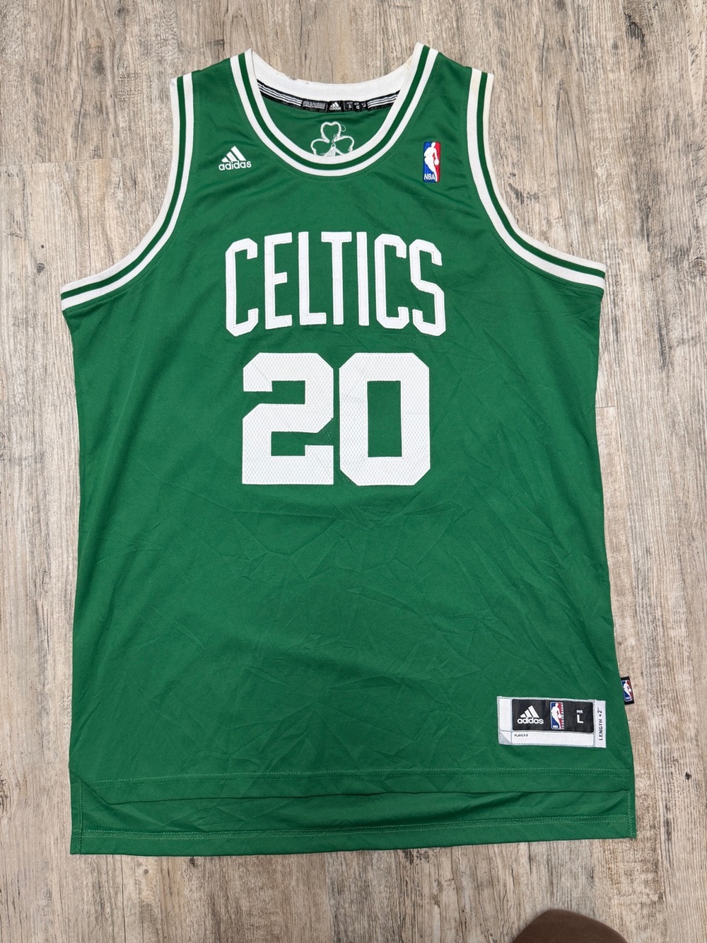 adidas Celtics Green #20 NBA Fan Jersey